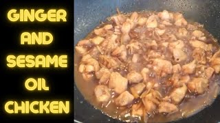 Shredded Ginger Sesame Oil Chicken 姜丝麻油鸡So Easy To Cook [upl. by Mckinney]