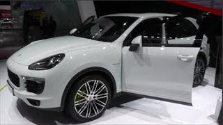 Porsche Cayenne S ehybrid 2015 In detail review walkaround Interior Exterior [upl. by Ellinehc]