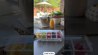 Musttry the most refreshing iced fruit tray recipe amazon shorts [upl. by Adnolohs]