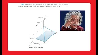 😭289 DESCOMPOSICIÓN DE VECTORES EN TRES DIMENSIONES SOLUCIÓN DE EJERCICIOS de PROBLEMAs [upl. by Calisa916]