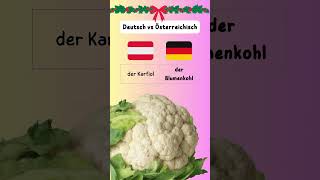 👋🥦Deutsch Vs Österreichisch part 7🥦learngerman österreich [upl. by Trevorr559]