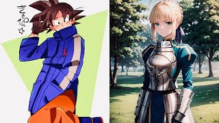 Goku FIGHTS Saber  Part 4 [upl. by Sidnarb149]