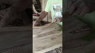 Jointing Wood Slabs Woodworking PH [upl. by Aytida]