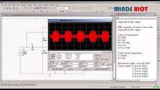 Amplitude Modulation Practical Simulation on Multisim AM [upl. by Gerlac]