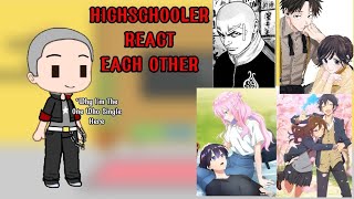 Highschooler Manga Characters React Each Other PT2 Kaoru No Hana Horimiya amp Etc [upl. by Mellisent]