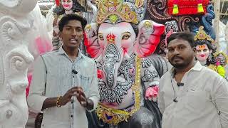 Ganesh🕉️idols 2024 price🤑🤑 colouing2 Proddatur kadapa treanding Ganapathi LordGanesha vlog [upl. by Fionnula228]