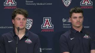 Arizona Baseball Preseason Press Conference  M White G Caulfield A Susac C Candiotti [upl. by Allisirp861]