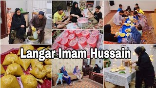 Muharram Ka Langar Apne Hath Se Karliya Allhamdulillah❤️Susral se sb ayequotAllah ese Logo se bachayequot [upl. by Maureene117]