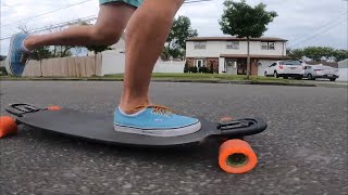 Longboard Cruising  Sunny Morning Landyachtz Drop Cat 38 85mm Caguamas [upl. by Belak]