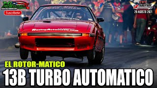 1000hp 13b Turbo Automático El RotorMatico Rotores vs Pistones Salinas Speedway  PalfiebruTV [upl. by Woolcott]