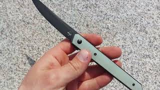 Böker Plus Kwaiken Air Jade G10  Airlight and fast [upl. by Nojed999]