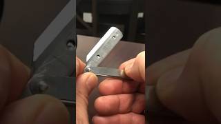 Hinged Shavette Barber Razor Blade Install shaving skincare razor blade barber [upl. by Ahsielat]