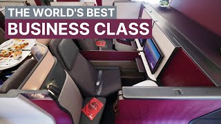 Qatar Airways Qsuite on the 777300ER  The Worlds Best Business Class [upl. by Ikoek]