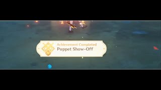 Puppet ShowOff Achievement  Taunting  Genshin Impact [upl. by Ydnac]