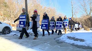 Newton teachers will remain on strike Monday union says [upl. by Antoni350]