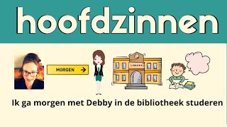 MAIN SENTENCES in DUTCH  Nederlandse hoofdzinnen NT2  A1A2 [upl. by Aihpos]