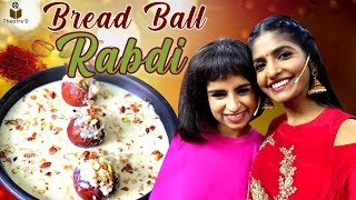 Bread Ball Rabdi  Sweet Recipe in Tamil  Cooku With Comali Series  Theatre D [upl. by Orimar]