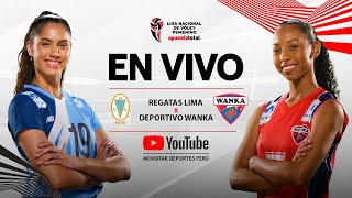 REGATAS LIMA vs DEPORTIVO WANKA EN VIVO sigue el partido por la fecha 9  LNSV 🏐👋 [upl. by Ilehs229]