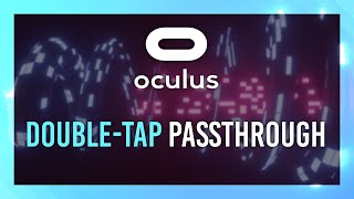 Enable Double Tap Passthrough  Quest 2 Guide [upl. by Eustis]