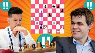 Magnus Carlsen vs Nodirbek Abdusattorov 2 [upl. by Ireg365]