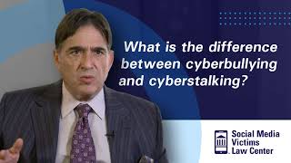 What Is the Difference Between Cyberbullying and Cyberstalking  Social Media Victims Law Center [upl. by Rednal]