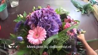 Zomerboeket met Hortensia [upl. by Tiffy]