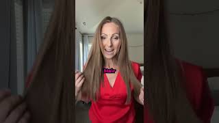 No salon chair no maintenance—just beautiful hair HairHacks hairtransformation hairextensions [upl. by Hardej93]