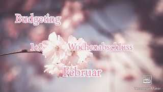 Budgeting Wochenabschluss 12 für Februar Bürgergeld [upl. by Nosirrag]