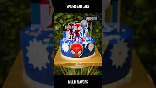 Spiderman cake cakedecorating spiderman cake shorts [upl. by Whitson]