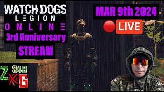 Watch Dogs Legion Online 3rd Anniversary Stream [upl. by Osana]