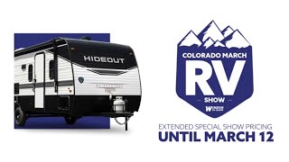 2022 Colorado March RV Show  Extended Show Pricing [upl. by Klemm]