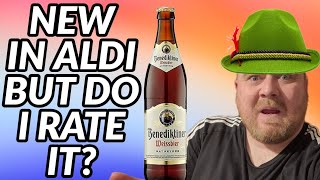 New in ALDI  Benediktiner Weissbier 54 German Beer Review [upl. by Durst]