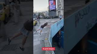 Faccio il salto con cui mi ero rotto il piede 🦴 catania parkour nhex parkourcatania perte ct [upl. by Alekram]