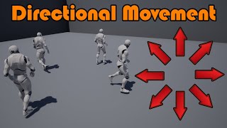 8 Way Directional Movement  Walking Backwards Strafing And Much More  Unreal Engine 4 Tutorial [upl. by Annairda]