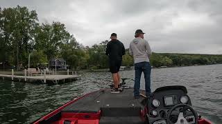 Honeoye Lake New York 9282024 bass tournament [upl. by Nilecoj897]