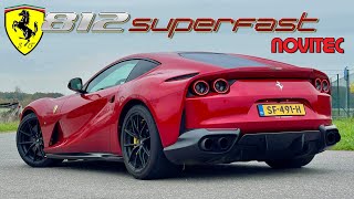 FERRARI 812 NOVITEC 165000km 351kmh REVIEW on AUTOBAHN [upl. by Padgett]