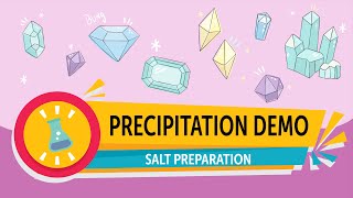 Salt Preparation  Precipitation Demonstration [upl. by Rubi352]