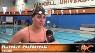 Campbell Swimming  CCSA Championship Preview [upl. by Eellek778]