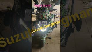 Suzuki burgman bs6shotrs trending video yellow white fog light fittingPuri bike graphicswings [upl. by Elyagiba]