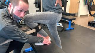 Weight Bearing Ankle Dorsiflexion Mobilization with Movement [upl. by Akcire]