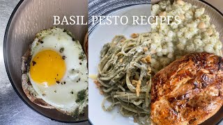 Basil Pesto inspired recipes 3 dishes you can use your pesto  Home Cooking  Easy Recipes [upl. by Osner]