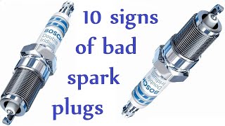 10 symptoms of bad spark plugs in your car [upl. by Landan]