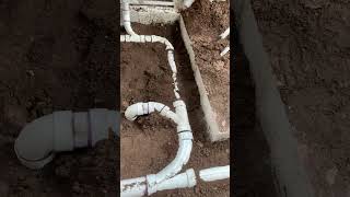 PT2 underground plumbing at restaurant plumbing construction underground sanitary [upl. by Jacob]