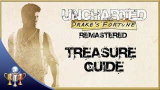 Uncharted Drakes Fortune Remastered  All 61 Treasure Collectibles The Nathan Drake Collection [upl. by Nauqe]