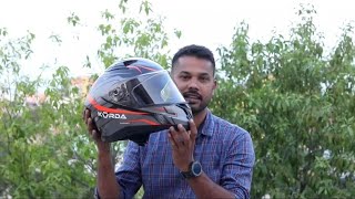 Opinion on Korda Tourance Helmet  Is it worth for buying  Tamil [upl. by Aetnahs]