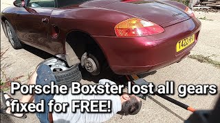 1999 Porsche Boxster 986 project Episode 5  Lost all gears but fixed for free in minutes [upl. by Anertak]