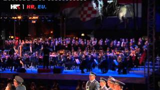 Croatian anthem  Lijepa naša domovino  LIVE  Zagreb 172013 [upl. by Dill]