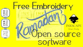 Ramadan lettering embroidery tutorial [upl. by Tiffanle]