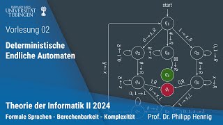 Theorie II  02  Deterministische Endliche Automaten [upl. by Haugen]