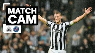 MATCH CAM 🎥 Newcastle United 4 PSG 1  UCL  UNSEEN FOOTAGE 😍 [upl. by Aihsatal]